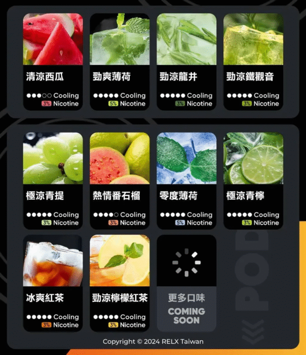 【滿3盒送悅刻主機】RELX悅刻六代煙彈3顆入 / 不通用一代 / 就是這5%薄荷完整了我靈魂/