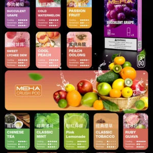 🔥 MEHA魅嗨五代煙彈｜買五送魅嗨蛋｜隨機口味驚喜🎁